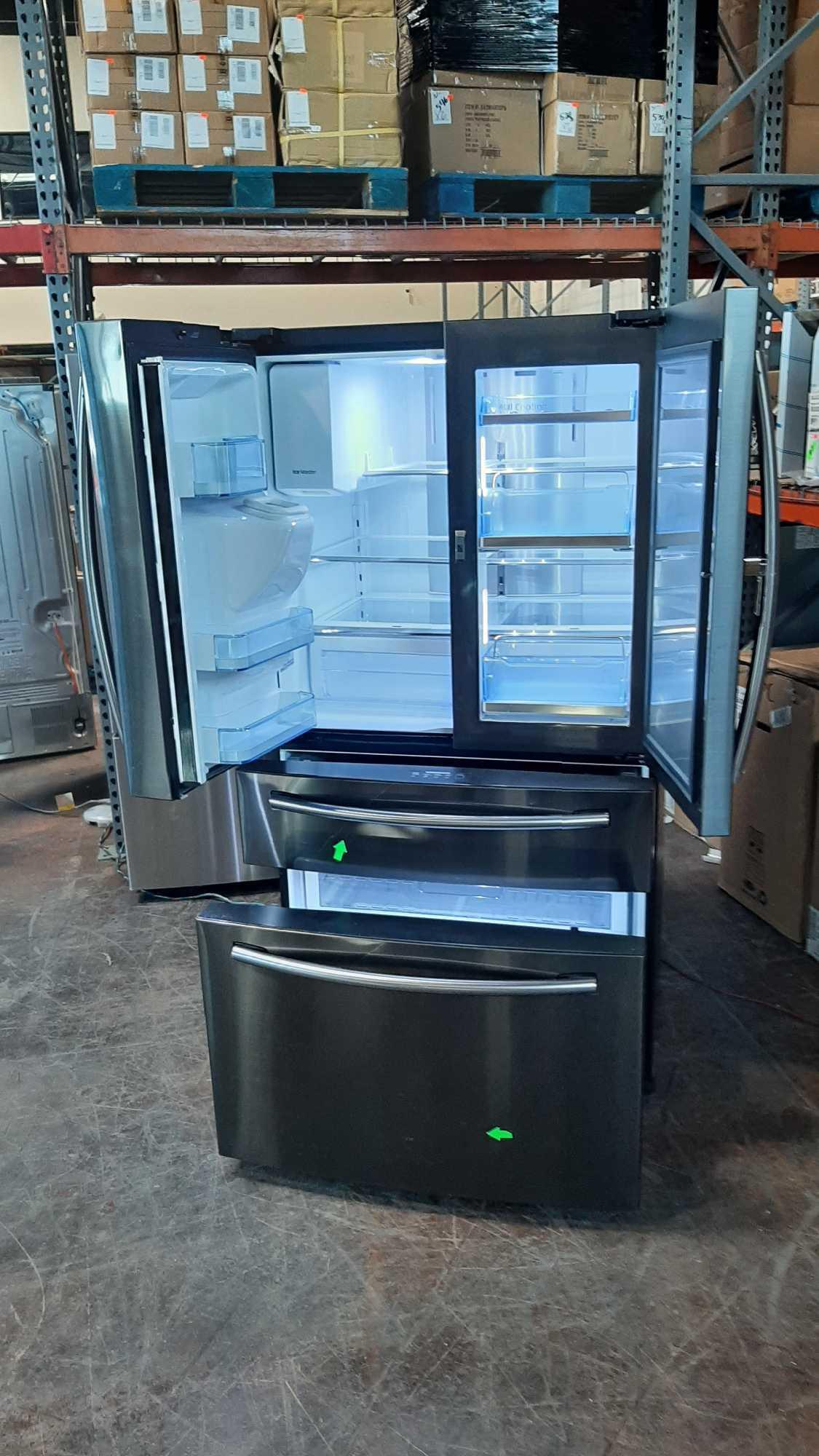 Samsung 28 cu. ft. Food Showcase 4-Door French Door Refrigerator *TURNS ON*