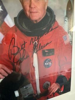 John Glenn Astronaut and Politician *DECEASED* Autographed Photo *WITH C. O. A.*