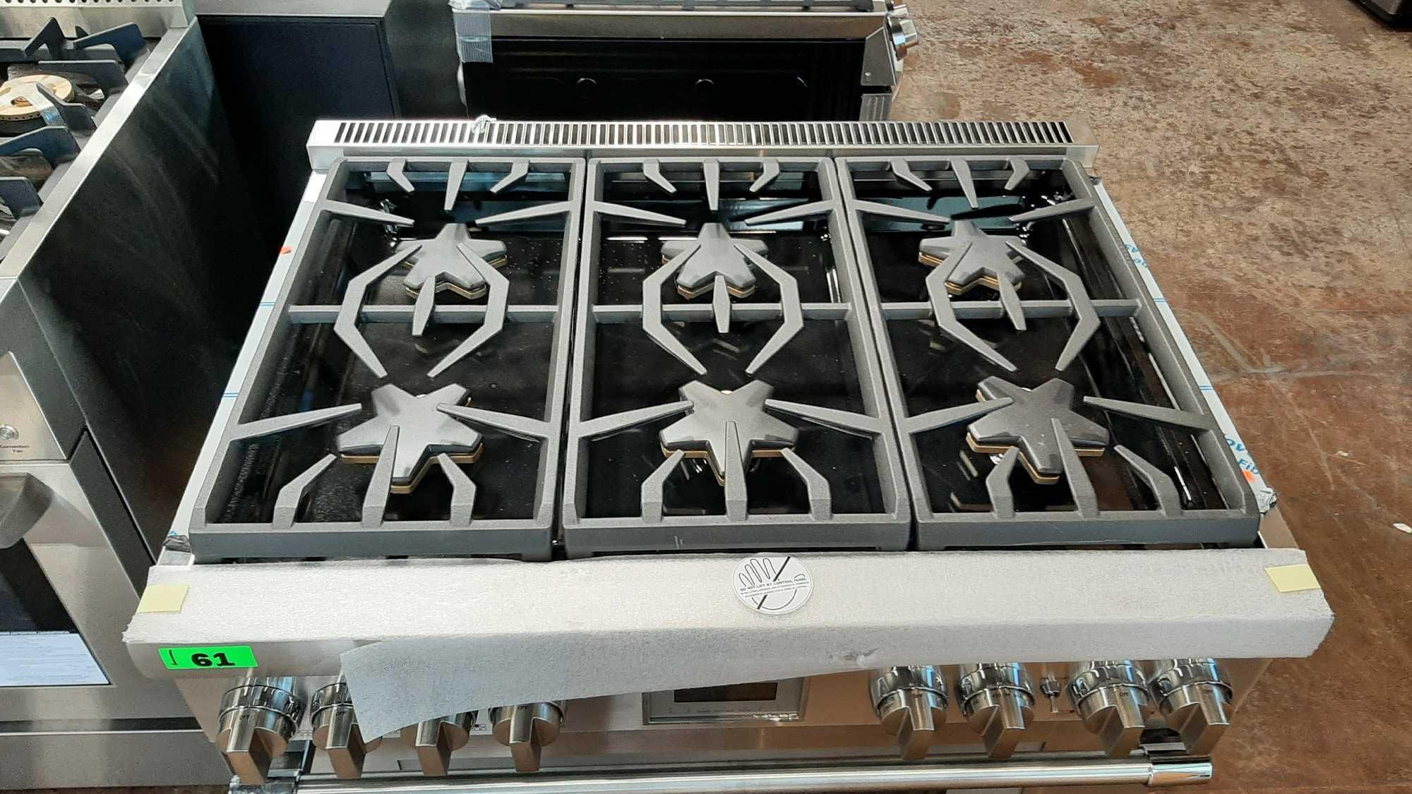 Thermador Pro Harmony 36in 5.1 Cu. Ft. Slide In Gas Range with 6 Burners