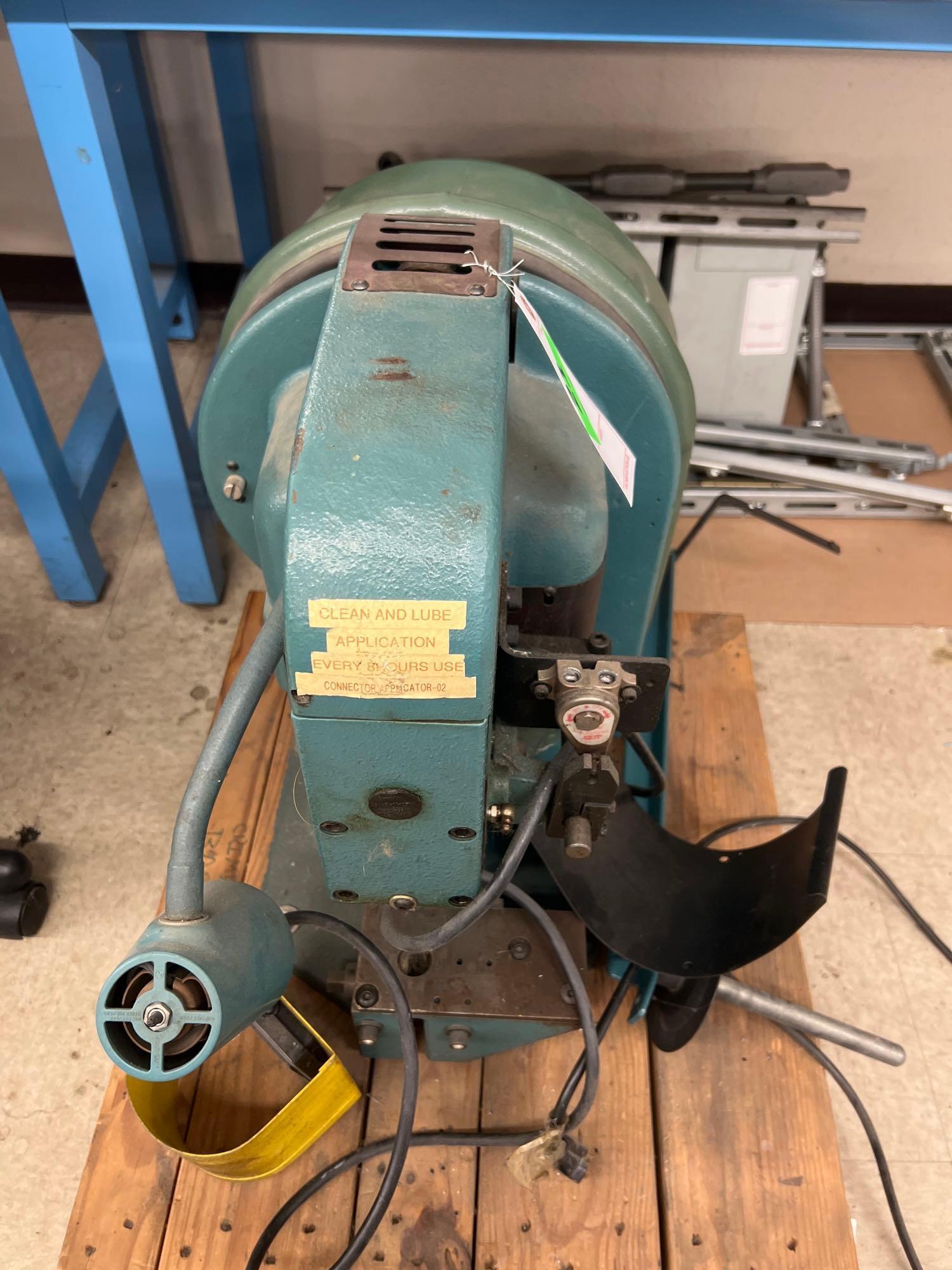 Amp Amp-O-Lectric Wire Terminating Crimper Press Machine