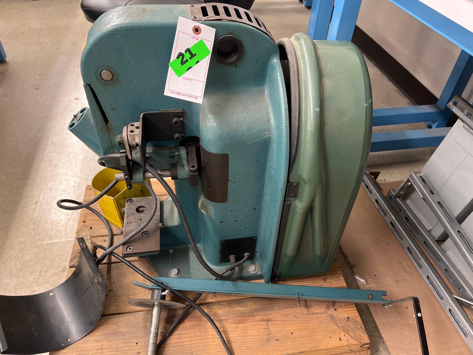 Amp Amp-O-Lectric Wire Terminating Crimper Press Machine