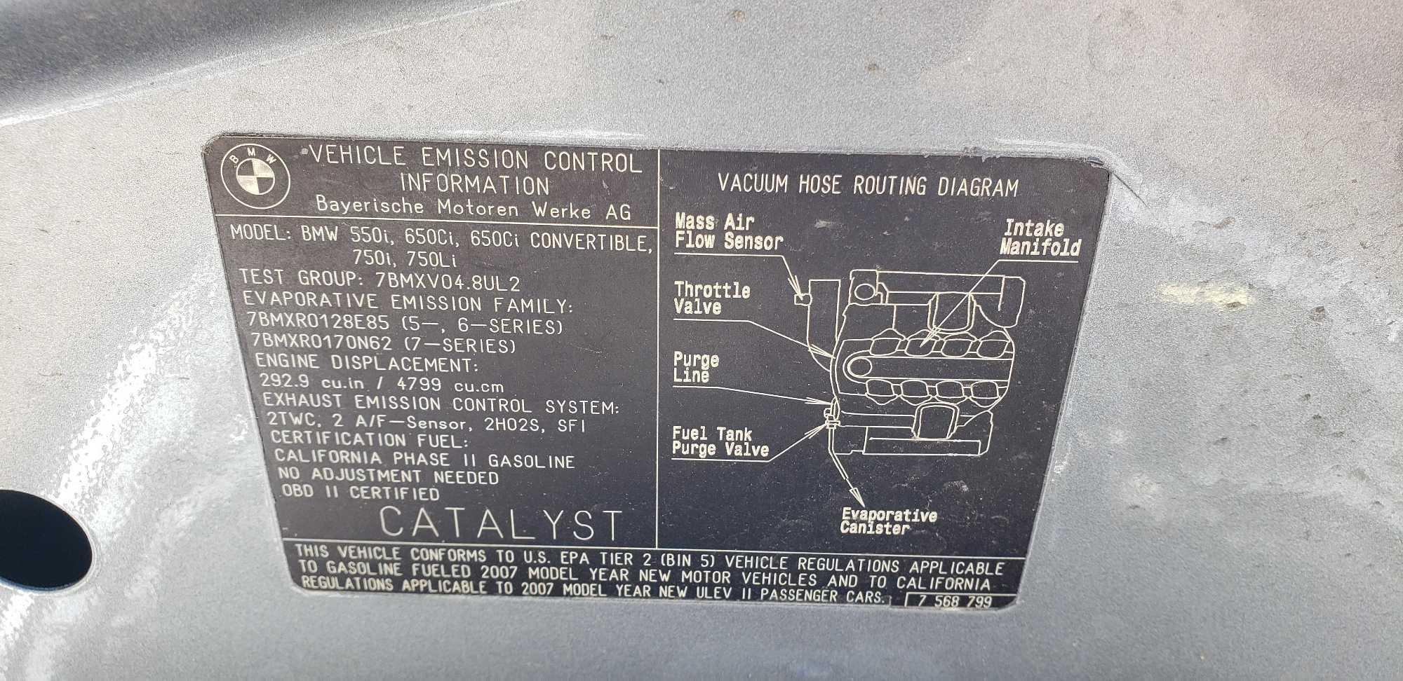 2007 BMW 650i