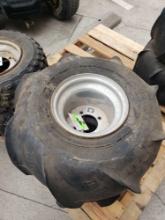 Lot of (2) ATV Sand Paddle Rims and Tires