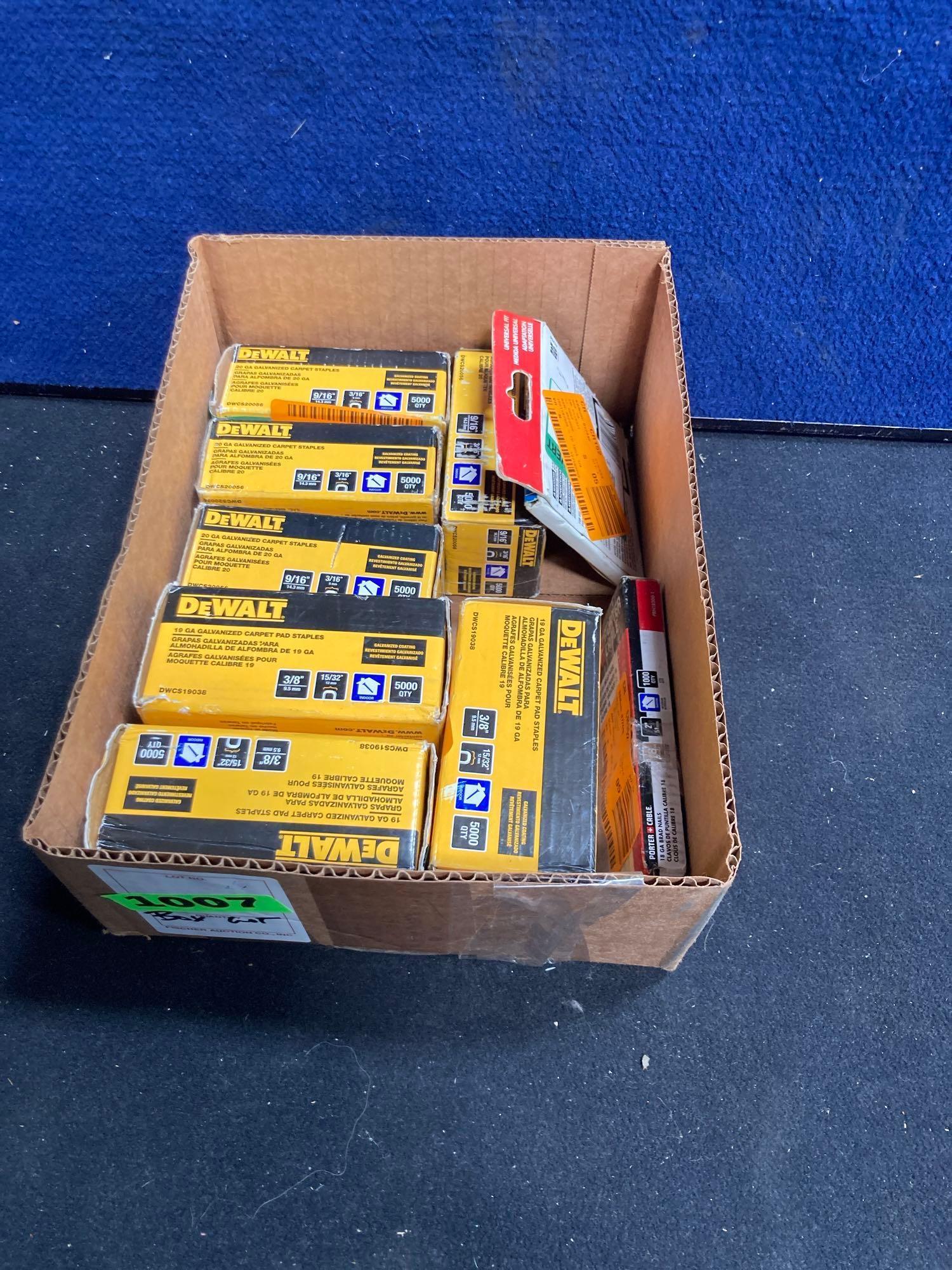 Box Lot of Assorted Staples