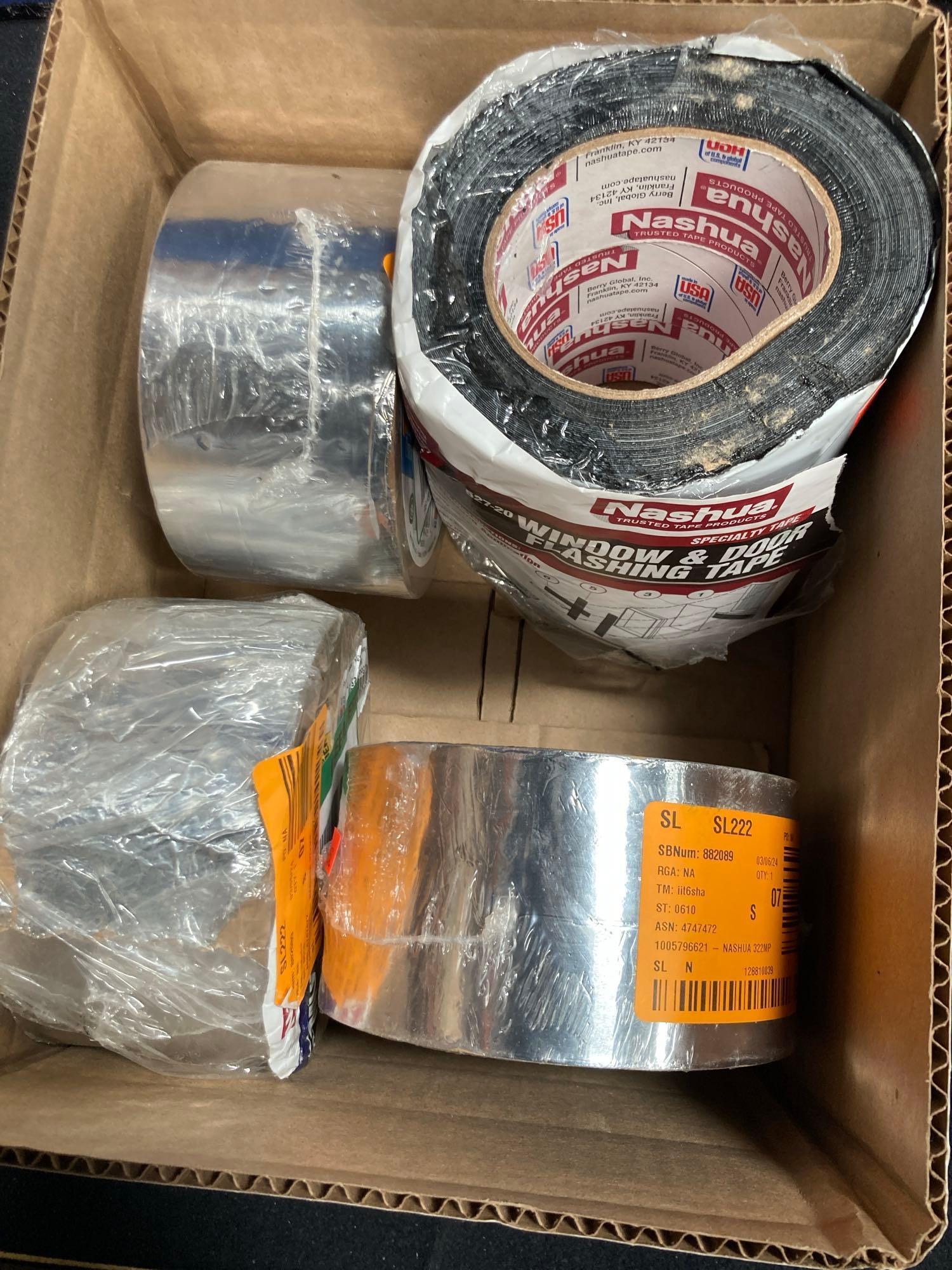 Box Lot of Assorted Rolls of Tape