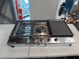 LG 36in 5 Burners Stainless Steel Gas Cooktop*PREVIOUSLY INSTALLED*