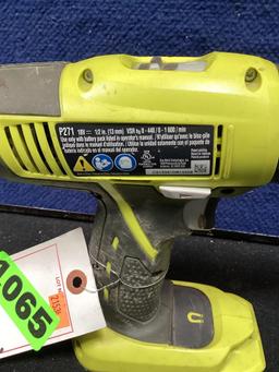 Ryobi 18v Cordless 1/2 in. Drill/Driver (Tool Only) *TURNS ON*