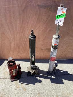 Lot of (3) assorted floor jacks