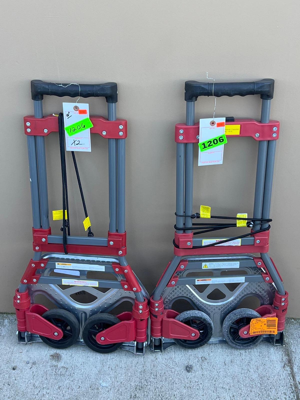 (2) Milwaukee Folding Hand Trucks*OPENS*