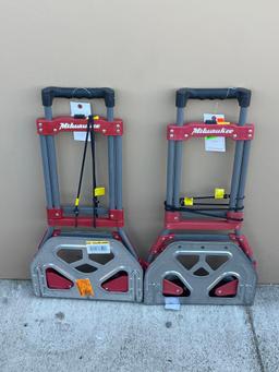 (2) Milwaukee Folding Hand Trucks*OPENS*