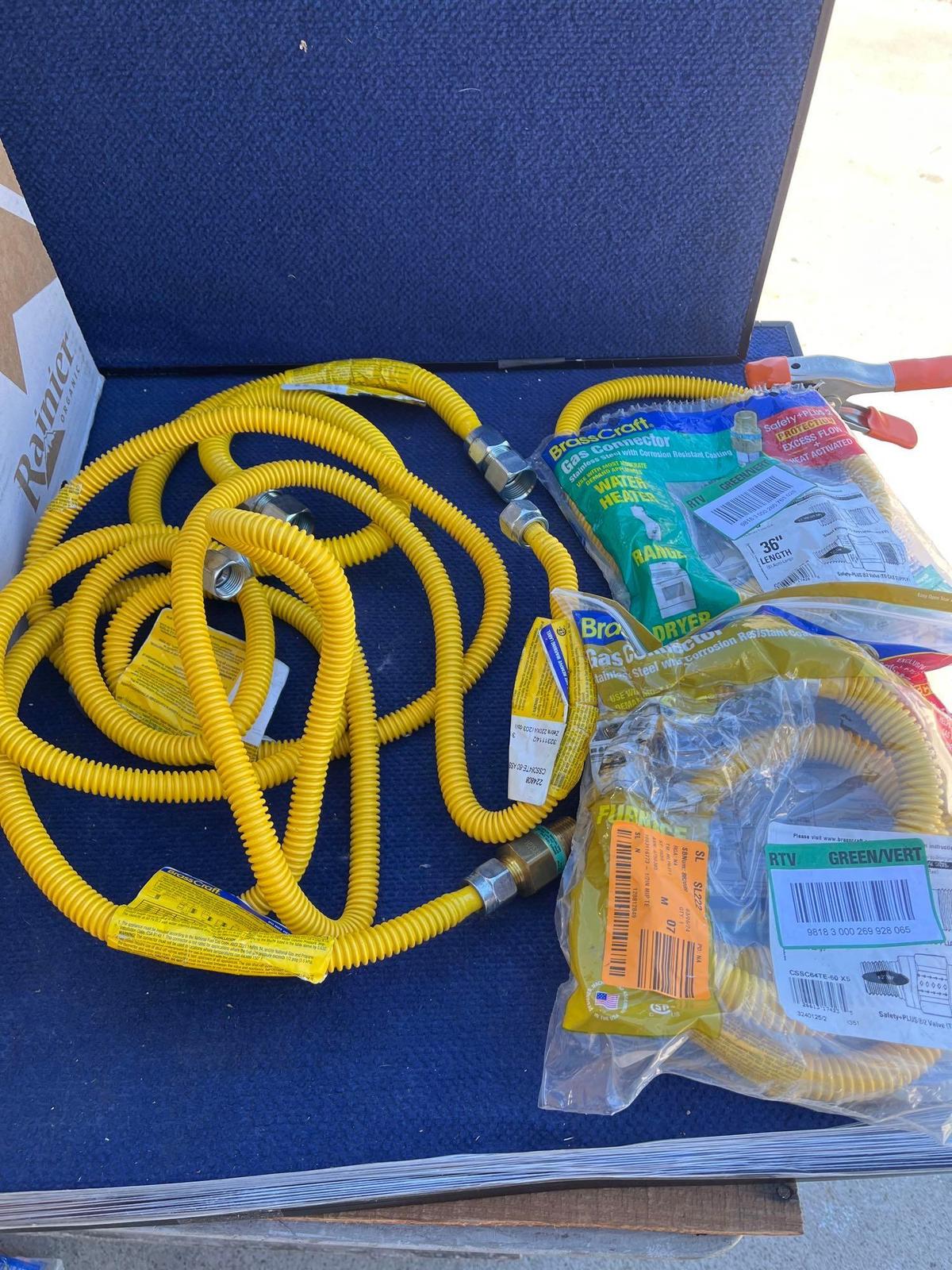 Box Lot of Gas Connectors