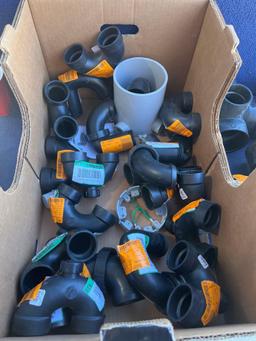 Box Lot of PVC Parts