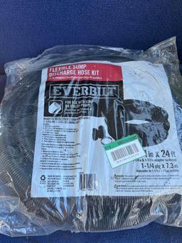 Box Lot of Everbilt Flexible Sump Discharge Hose Kit