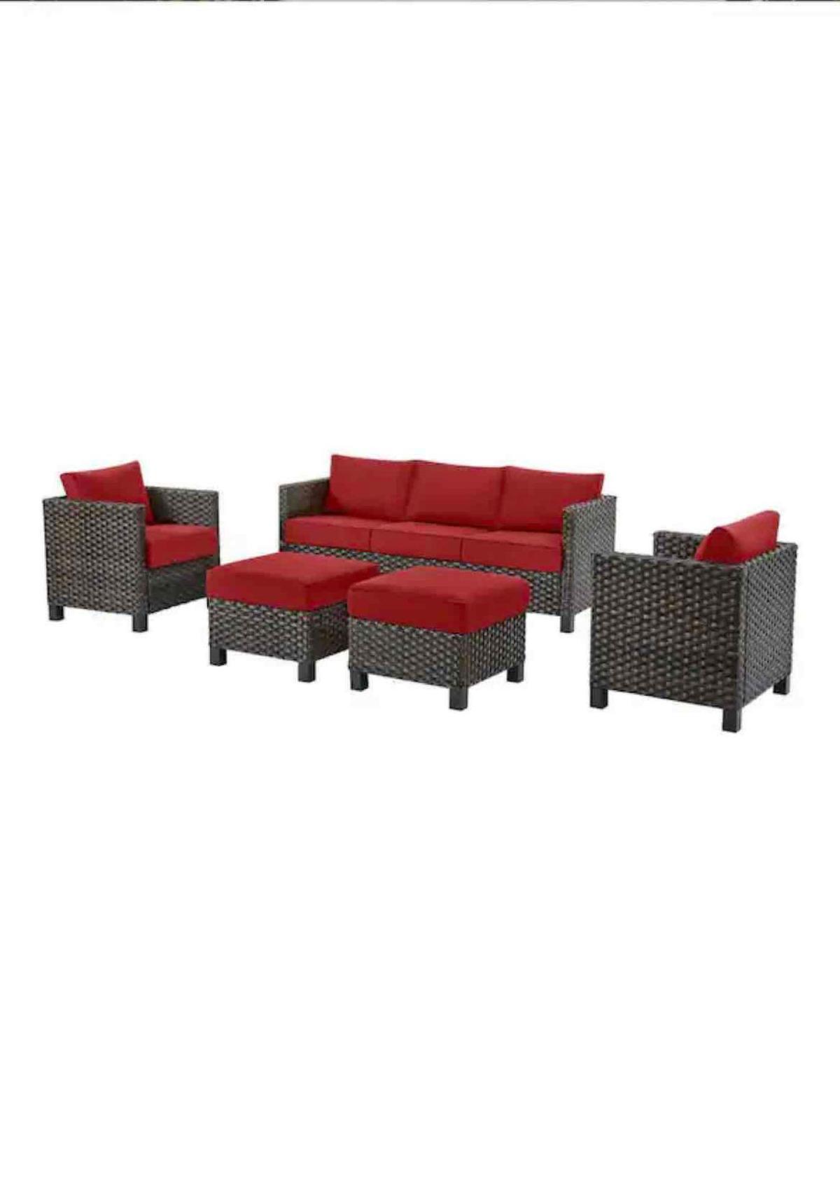 Sharon Hill 4-Piece Wicker Outdoor Lounge Chairs