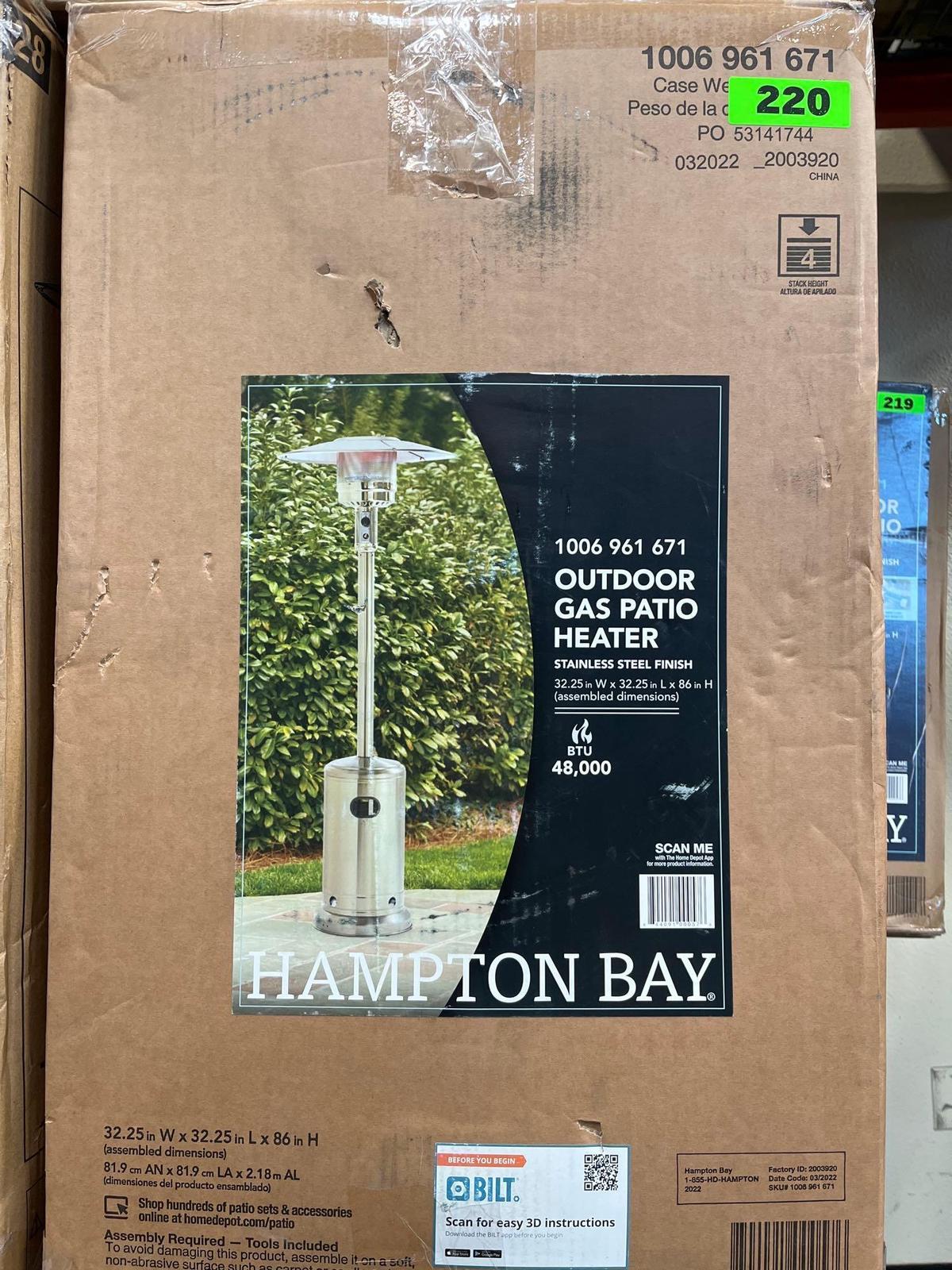 Hampton Bay Outdoor Gas Patio Heater