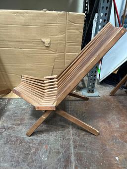 (2) Tamarack Folding Chairs