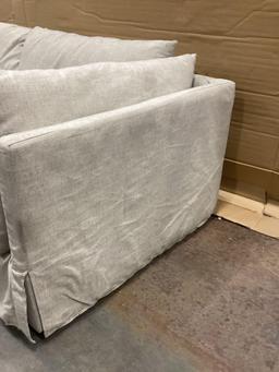 Slipcovered Linen Feather Sofa