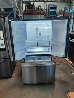 GE 22.1 cu. ft. Counter Depth 3 Door French Door Refrigerator*COLD*UNUSED*