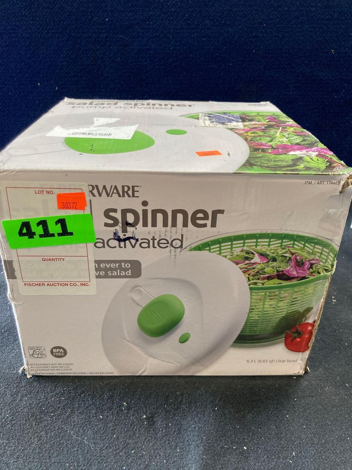 Pump Activated Salad Spinner