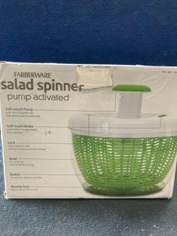Pump Activated Salad Spinner