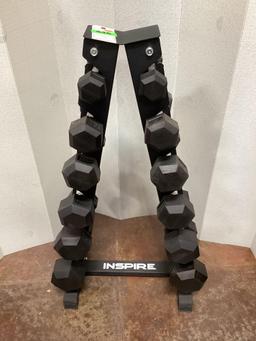 Inspire 6-tier dumbbell rack