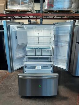 Whirlpool 27 cu. ft. 3 Door French Door Refrigerator*COLD*PREVIOUSLY INSTALLED*