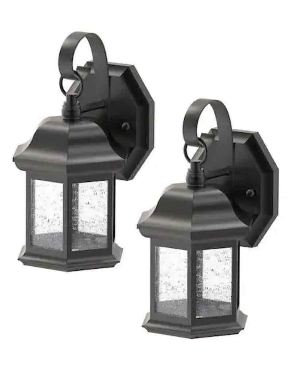 Hampton Bay 2-Pack Exterior Wall Lantern