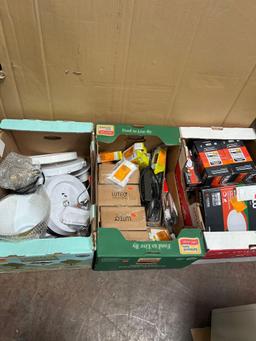 Lot of assorted lights and Parts