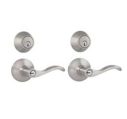 (3) Defiant Naples Satin Nickel Single Cylinder Project Pack
