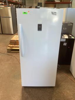 Insignia 17 cu. ft. Garage Ready Convertible Upright Freezer*COLD*PREVIOUSLY INSTALLED*