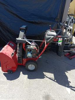 Troy-Bilt Storm 24 in. 208 cc Two- Stage Gas Snow Blower with Electric Start Self Propelled