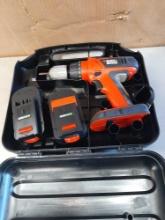 Black & Decker 18v Cordless Drill*TURNS ON*