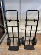 (2) Milwaukee 800 lb. Capacity 2-in-1 Convertible Hand Truck