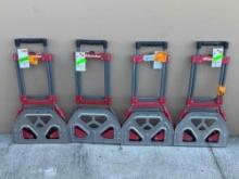 Lot of (4) Milwaukee Folding Hand Truck*OPENS*