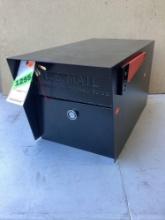 Mail Boss Mail Manager Locking Post-Mount Mailbox in black*WITH KEY*
