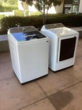 Samsung Top Load Washer and Electric Dryer Set*PREVIOUSLY INSTALLED*