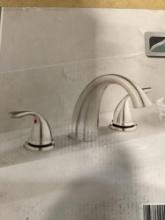 Glacier Bay Two Handle Roman Tub Faucet in Brushed Nickel