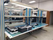 (2) IAC Industrial Workstations with ESD Mats*WORKSTATION ONLY*