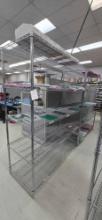 (3) 6ft. Wire racking*RACKS ONLY*