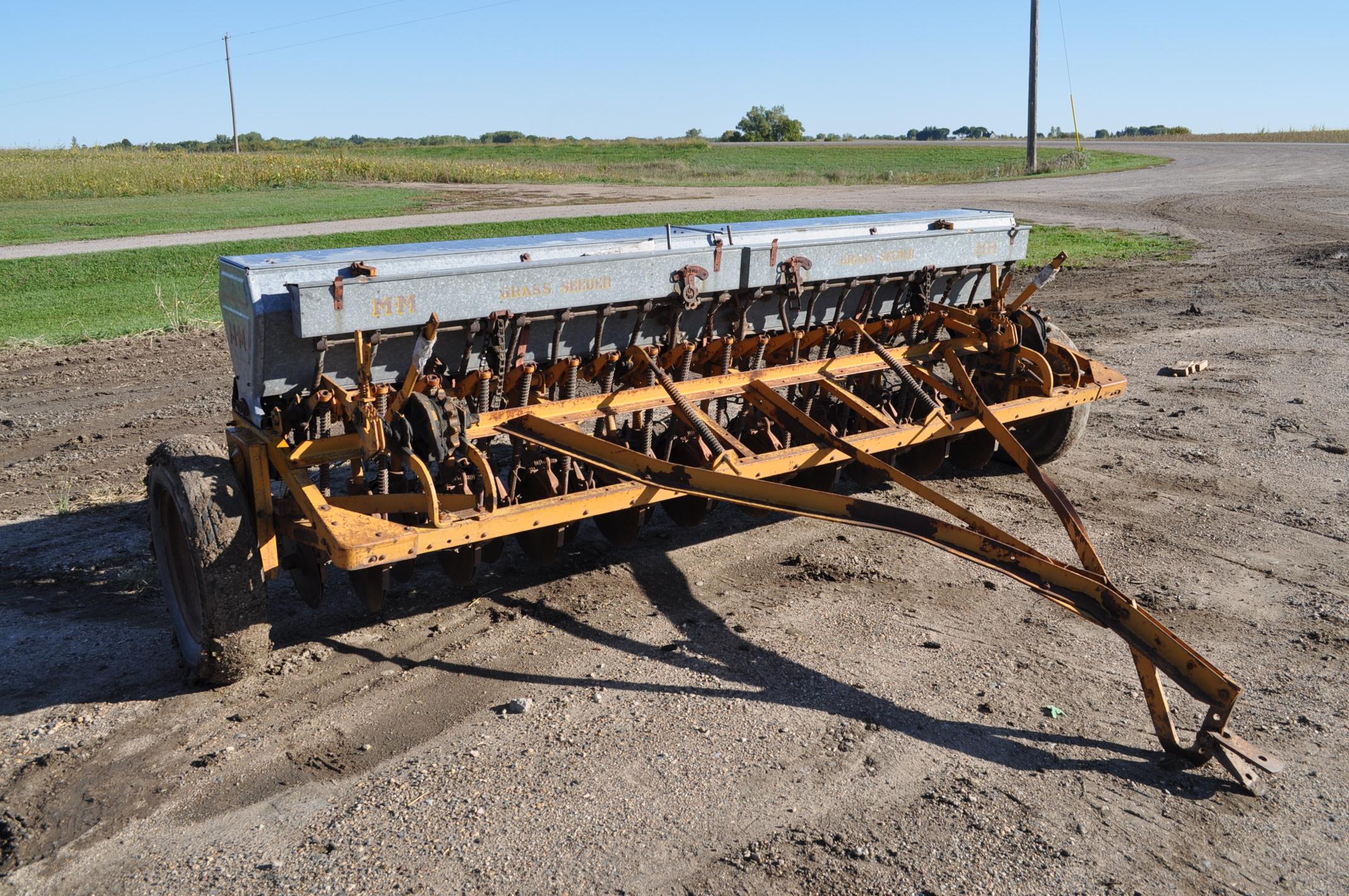 Minneapolis Moline Grain Drill with Grass Seeder 10 ft