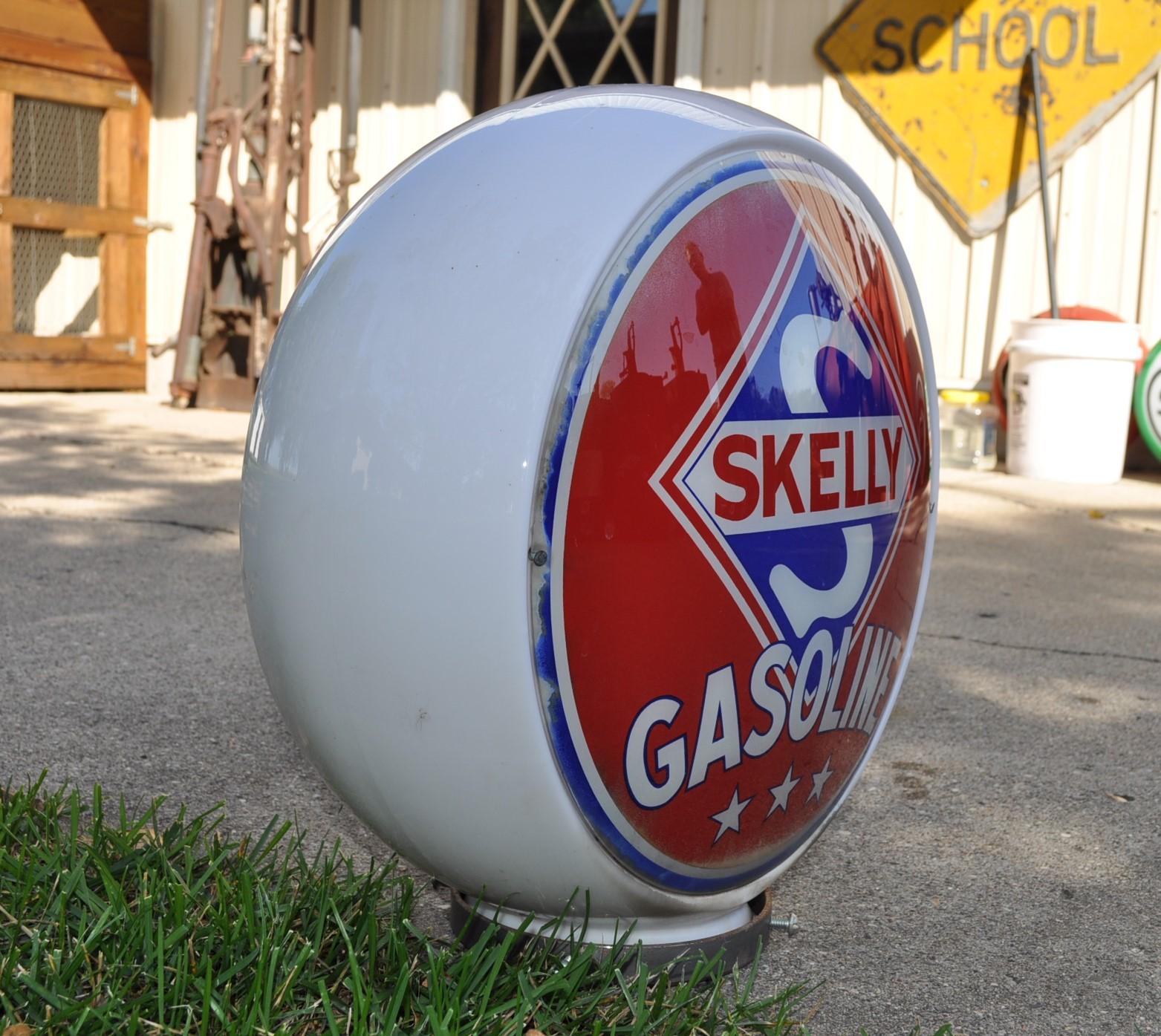 Orginal Skelly Gasoline Globe