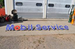 Mobil Service Roof Sign - Plastic