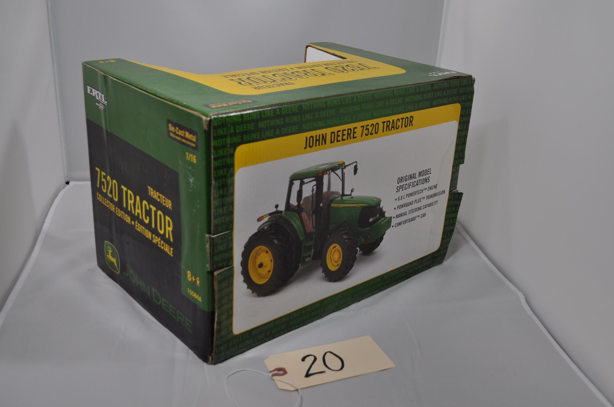 Ertl John Deere 7520 Collector Edition - 1/16th scale