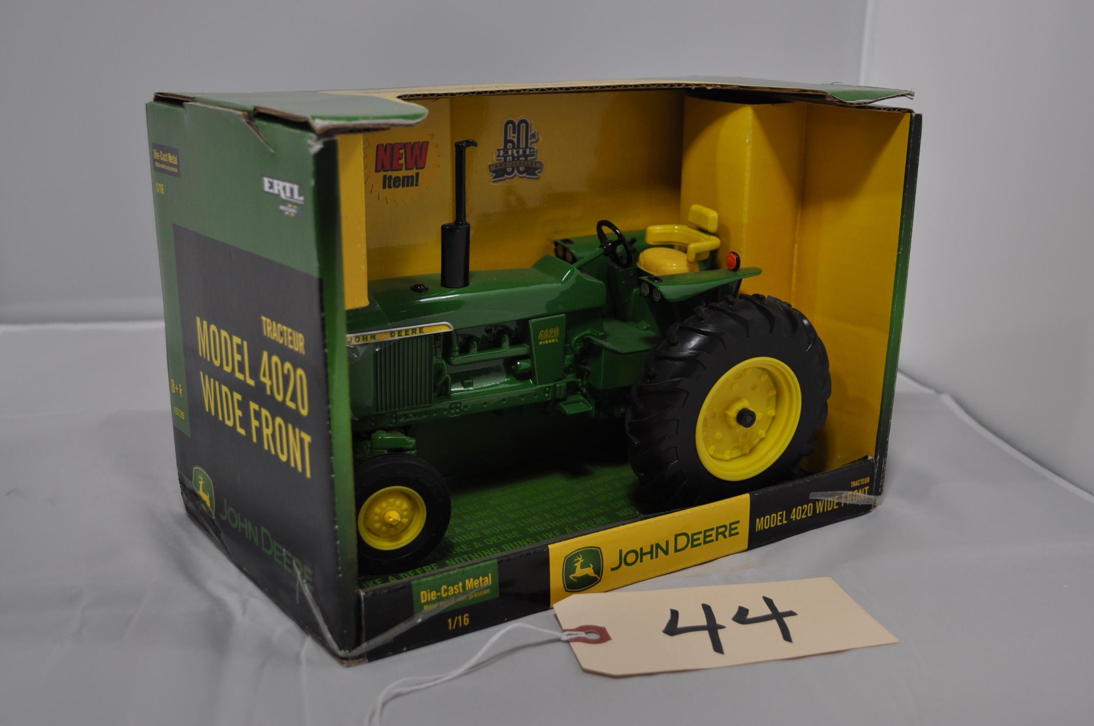 Ertl John Deere 4020 wide front - 1/16th scale