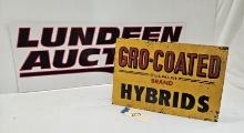 Gro-Coated Hybrids Sign