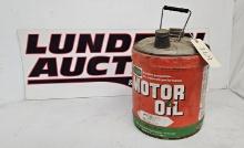 Farm-Oyl motor oil can