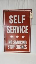 Self Service Sign