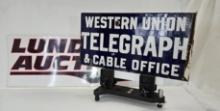 Western Union Telegraph Sign