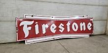 Firestone porcelain sign (large)