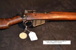 Savage Arms co. Enfield bolt action rifle S/N: 5503121 Stamped U.S. Property